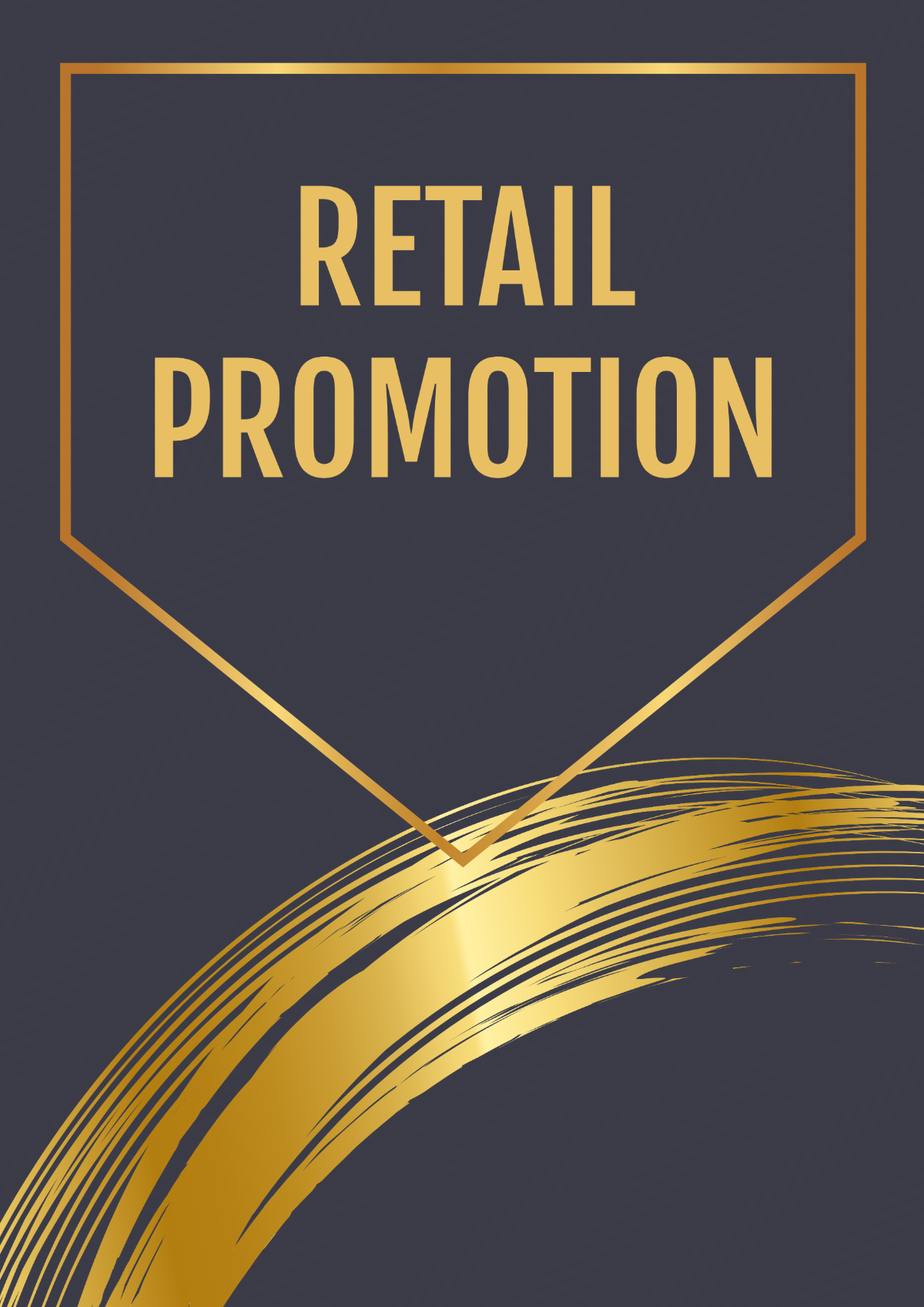 Free Retail Promotion Signage Template