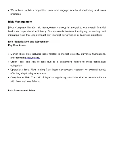 Free Financial Transparency Report Template to Edit Online