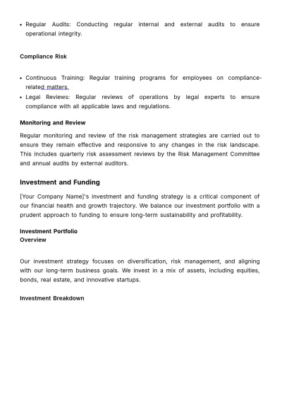 Free Financial Transparency Report Template to Edit Online