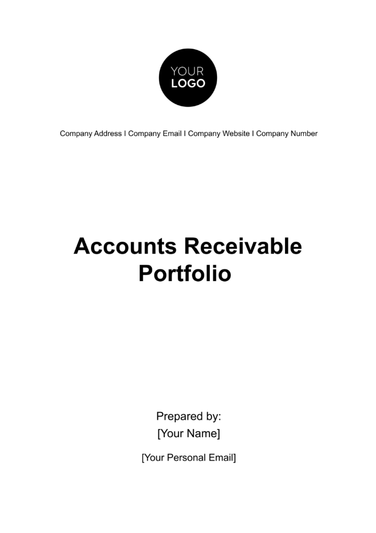 Accounts Receivable Portfolio Template