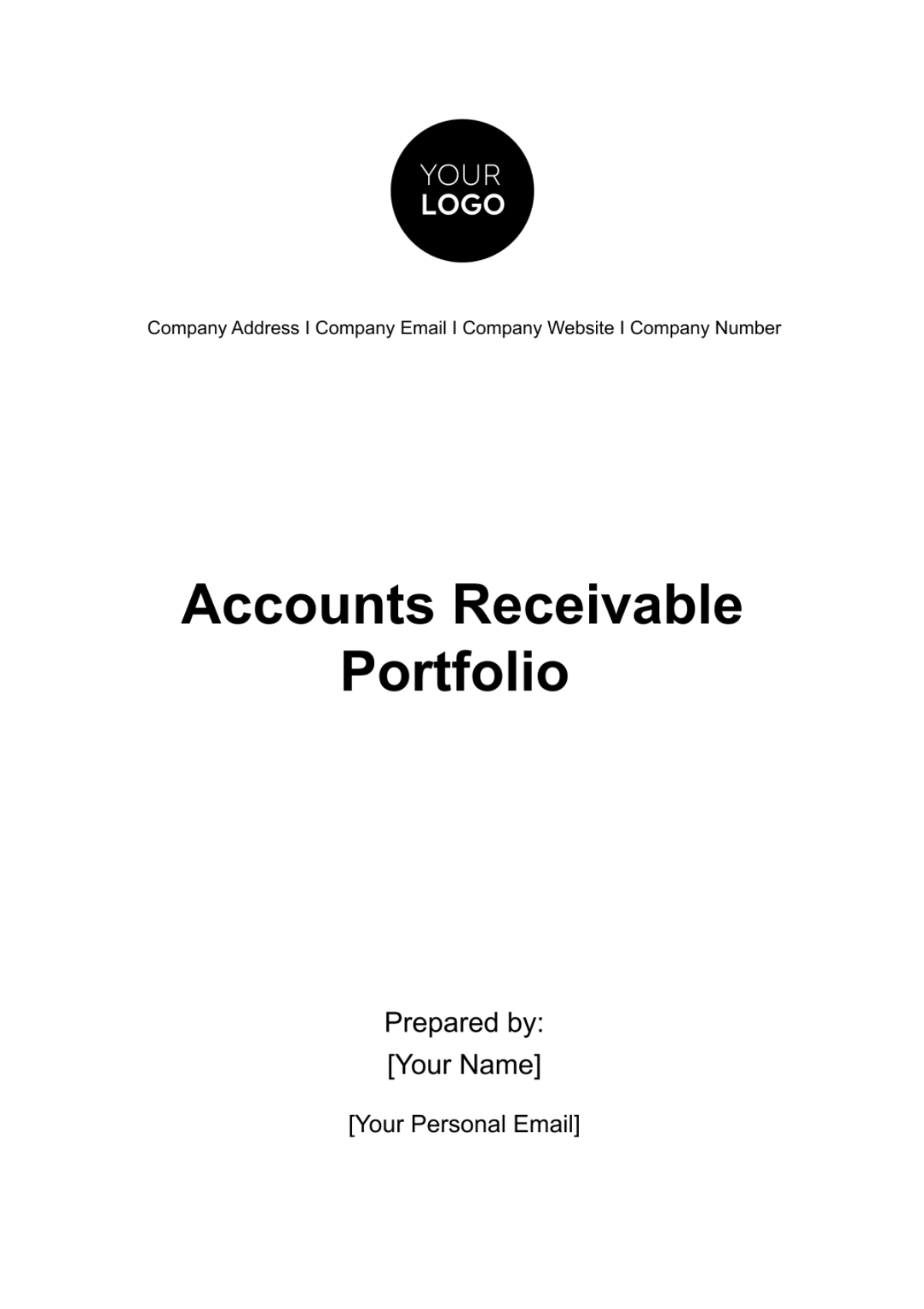 Accounts Receivable Portfolio Template