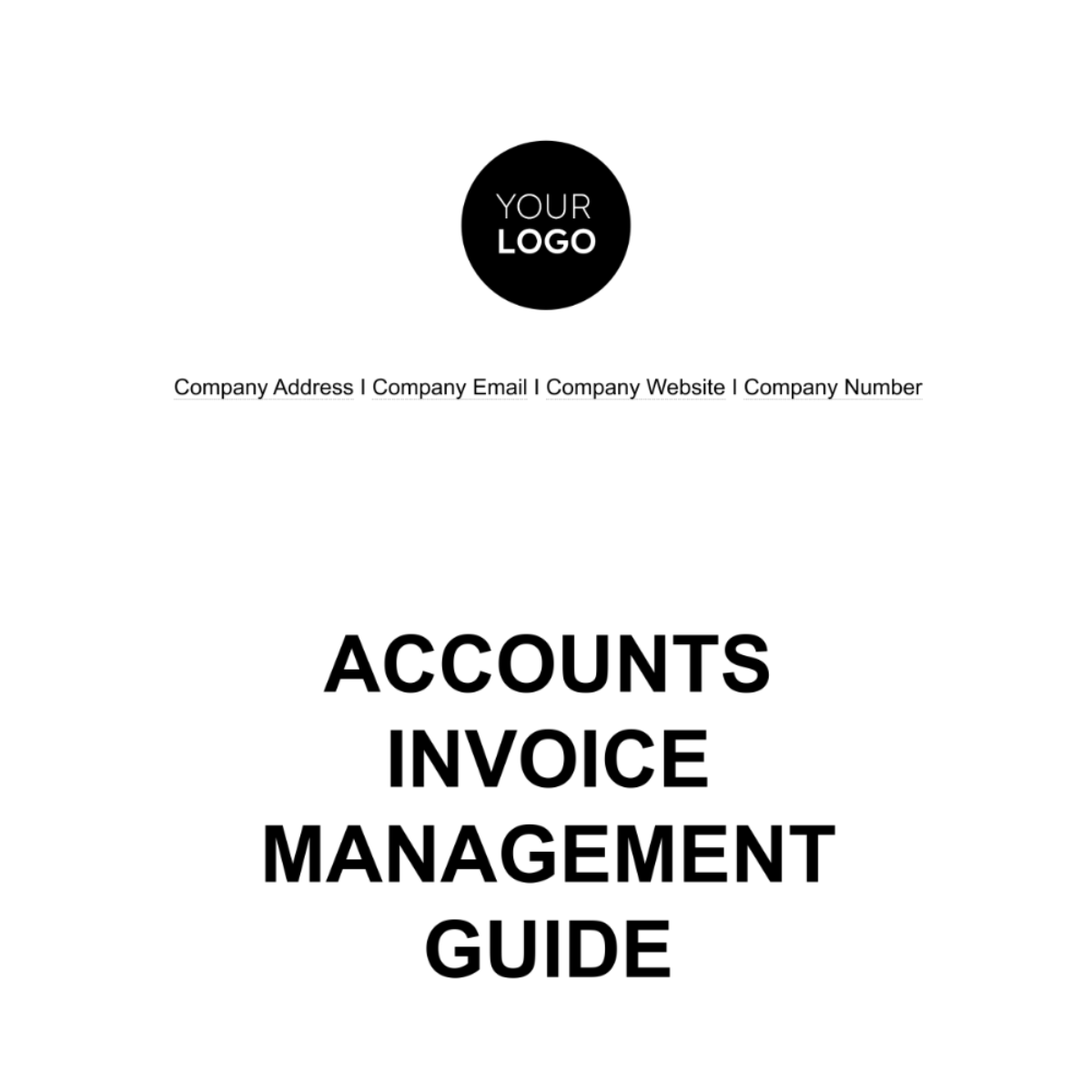 Accounts  Invoice Management Guide Template
