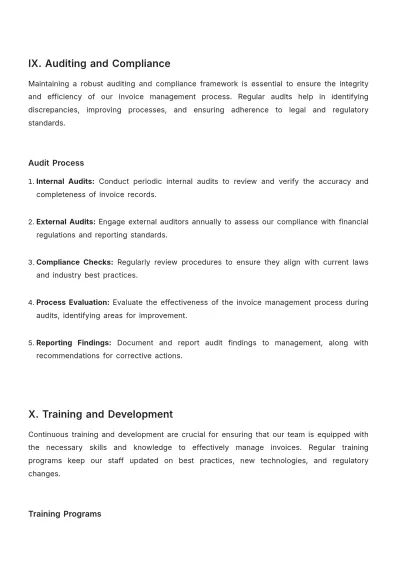 Free Accounts  Invoice Management Guide Template & AI Invoice Maker