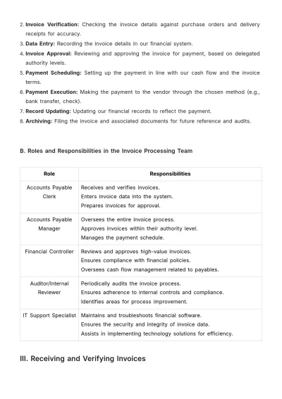 Free Accounts  Invoice Management Guide Template & AI Invoice Maker