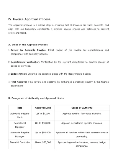 Free Accounts  Invoice Management Guide Template & AI Invoice Maker