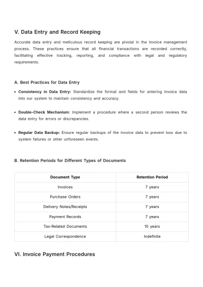 Free Accounts  Invoice Management Guide Template & AI Invoice Maker