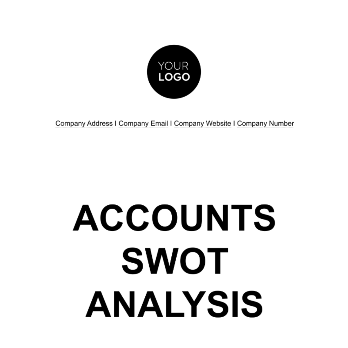 Accounts SWOT Analysis Template - Edit Online & Download Example ...