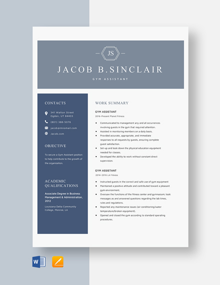 gym assistant resume template download 3941 resumes in gym resumes