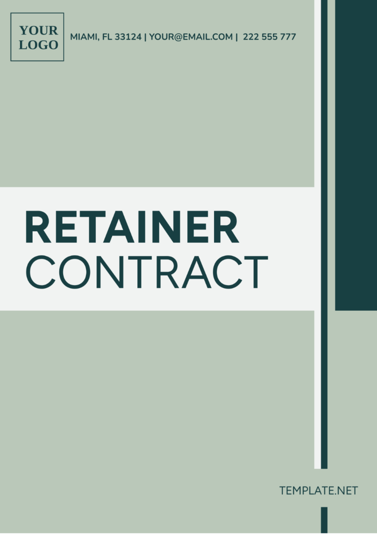 Retainer Contract Template
