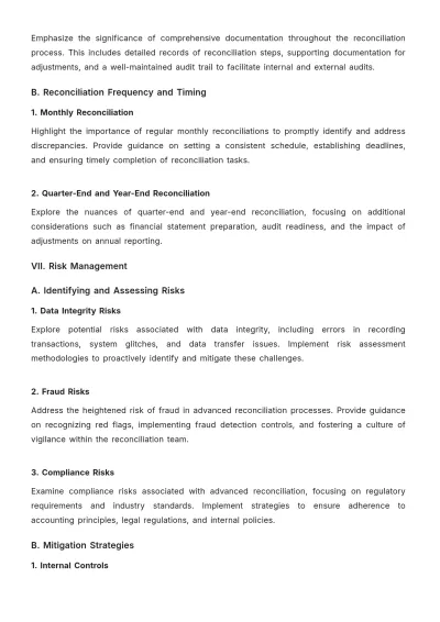 Free Advanced Account Reconciliation Guide Template to Edit Online