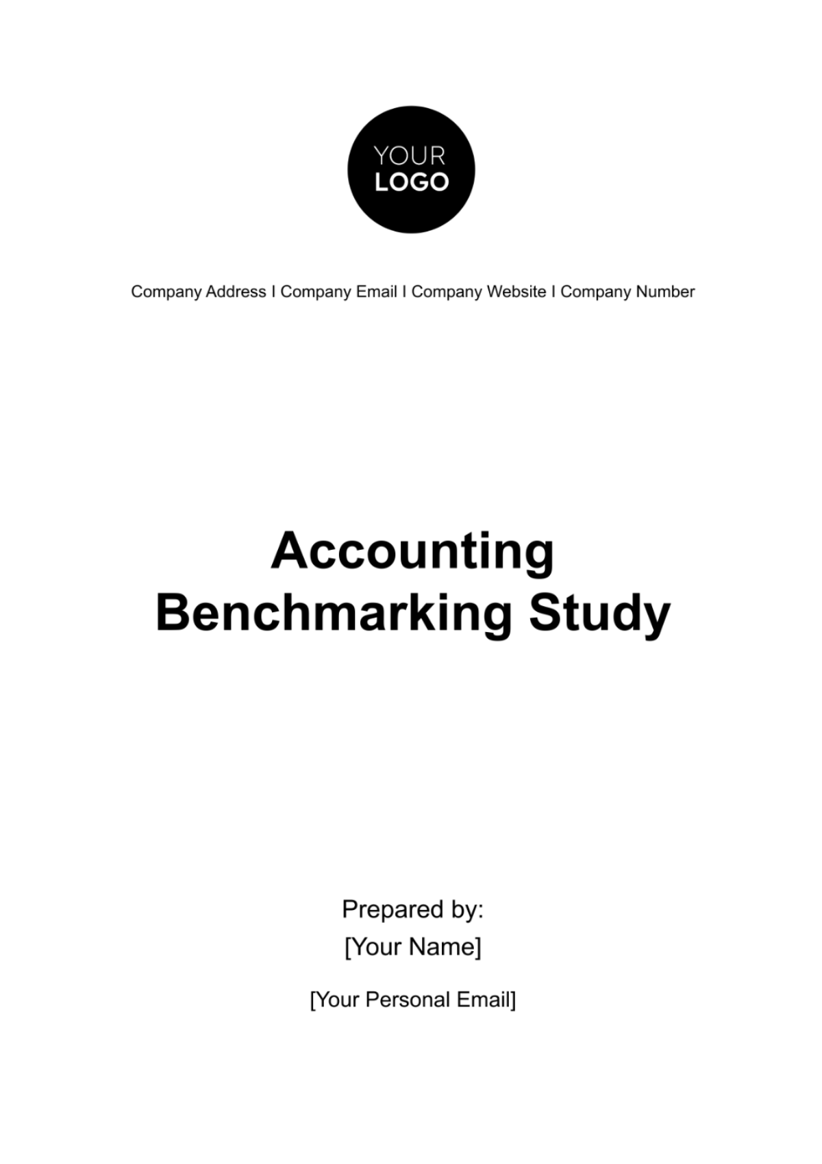 Accounting Benchmarking Study Template - Edit Online & Download