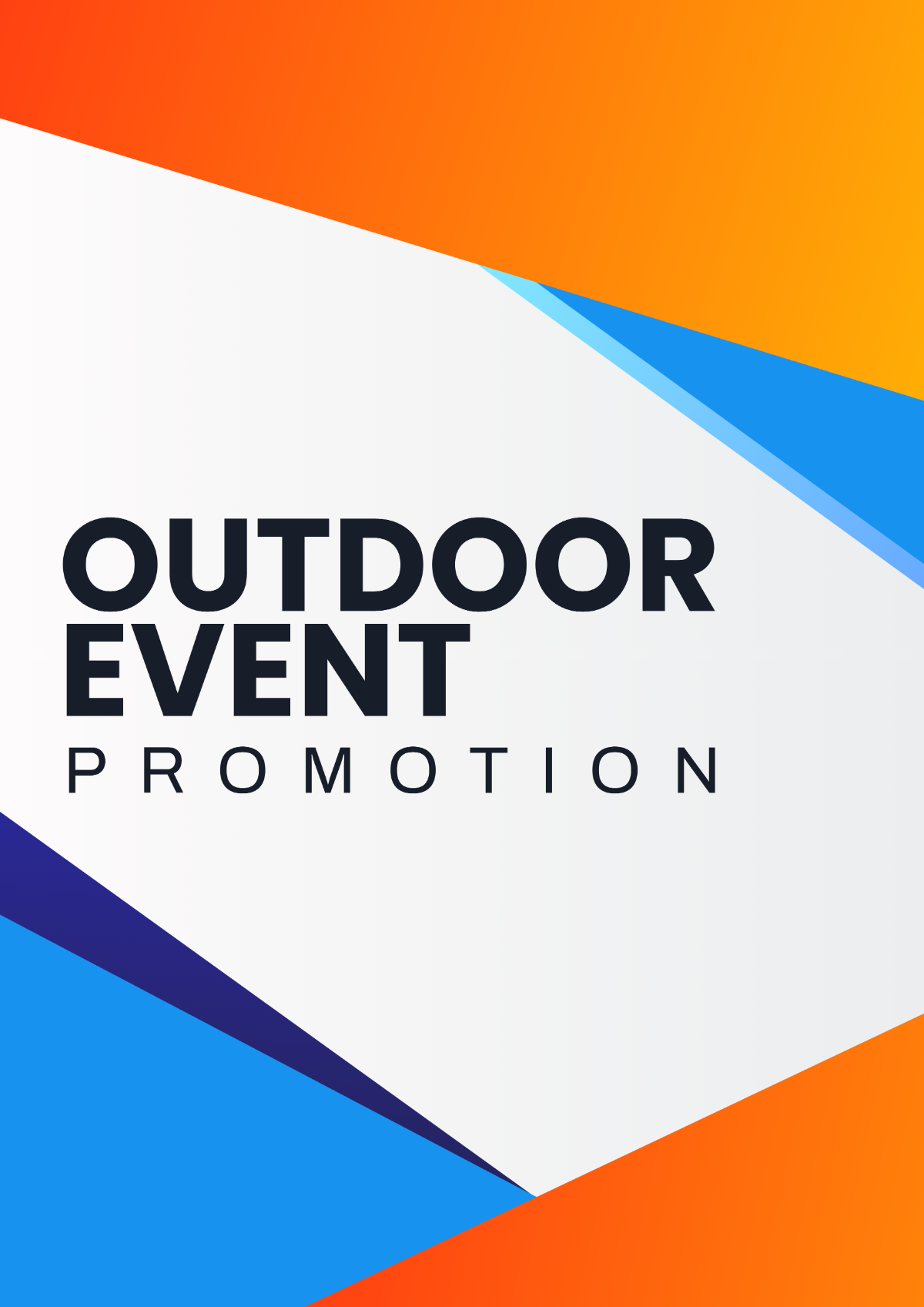 Outdoor Event Promotion Signage Template - Edit Online & Download