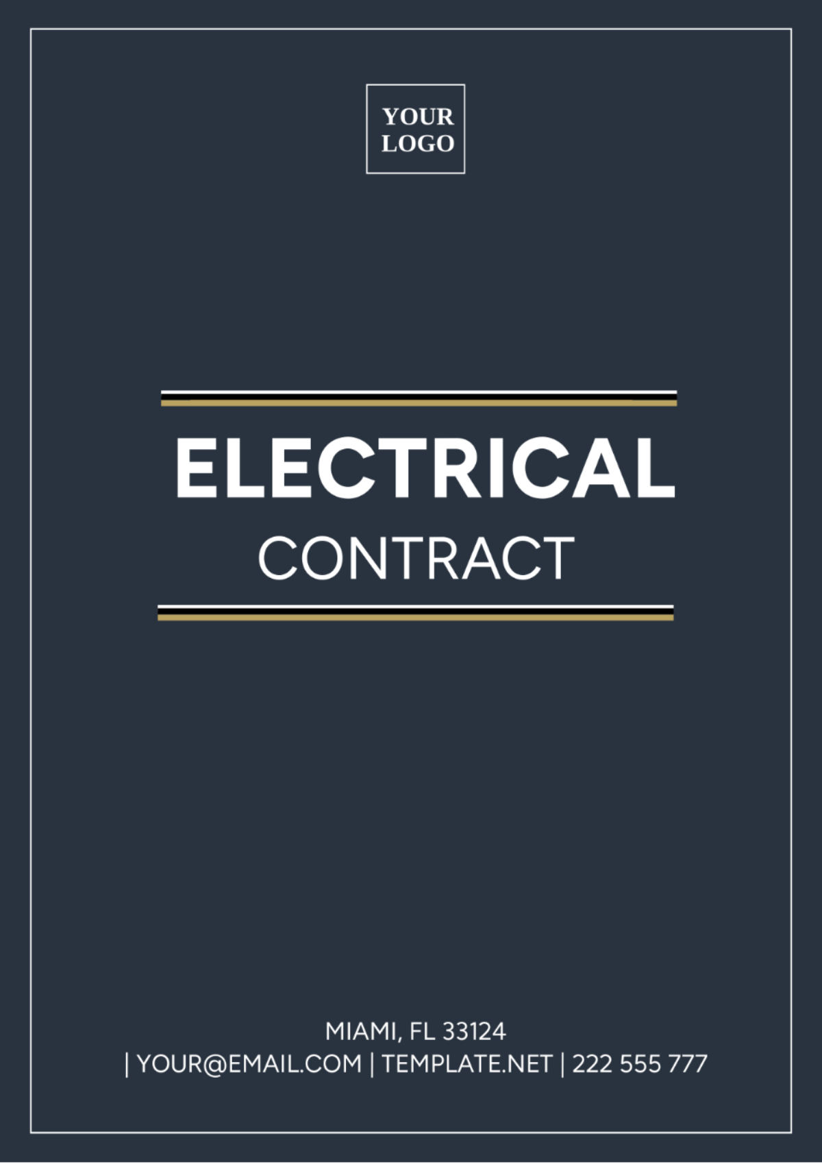 Electrical Contract Template
