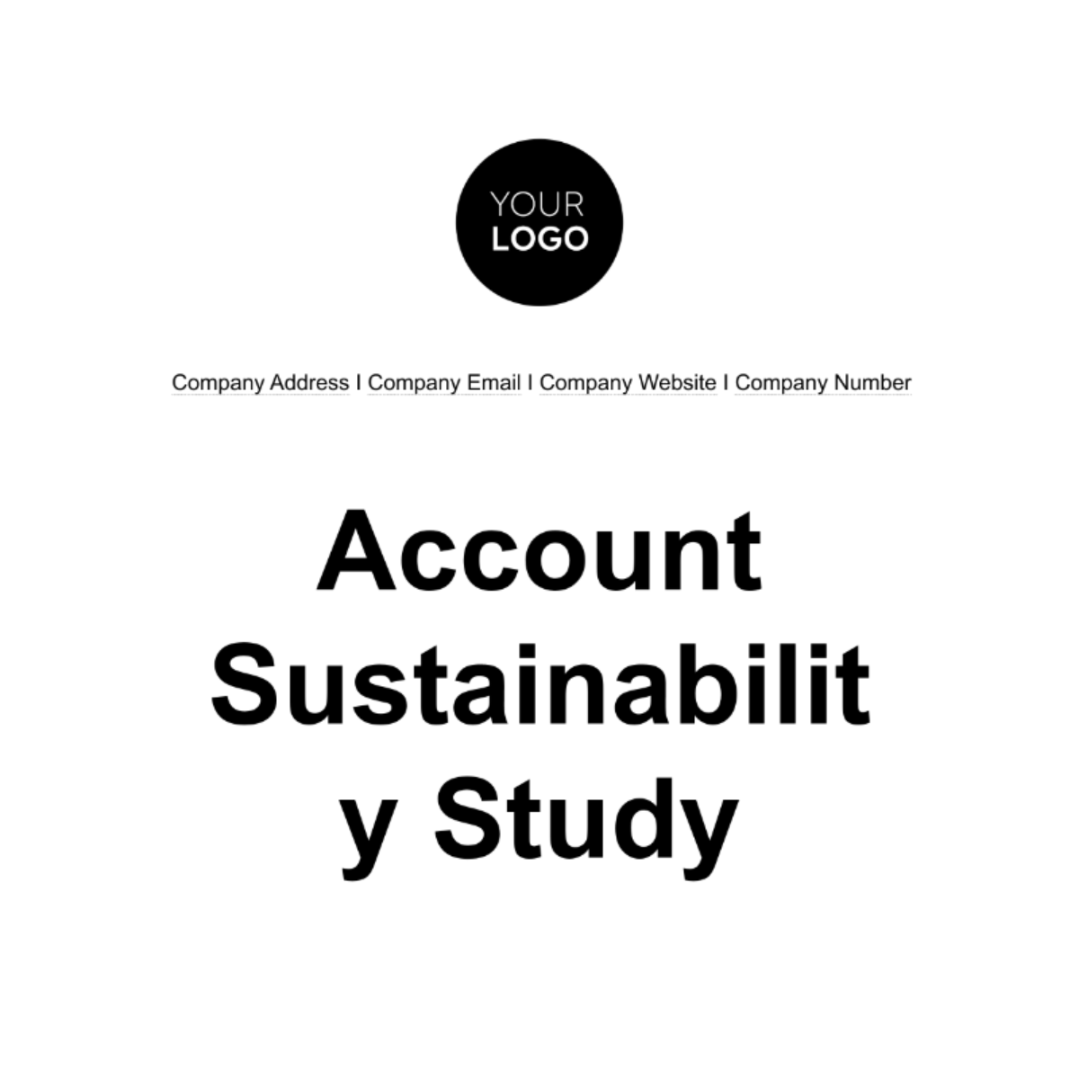 account-sustainability-study-template