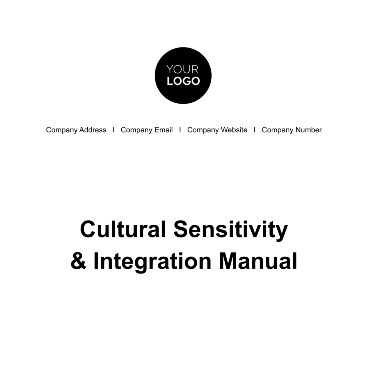 Cultural Sensitivity & Integration Manual HR Template - Edit Online & Download