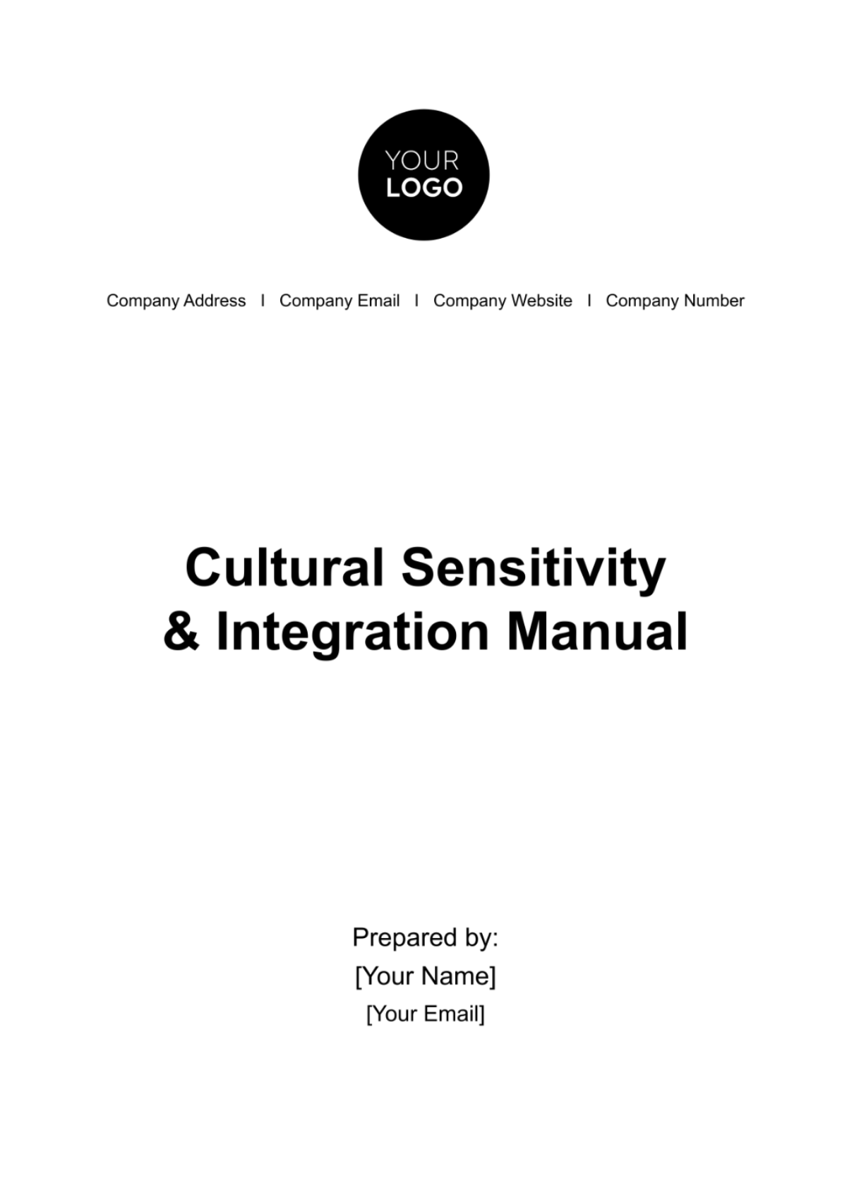 Cultural Sensitivity & Integration Manual HR Template - Edit Online & Download