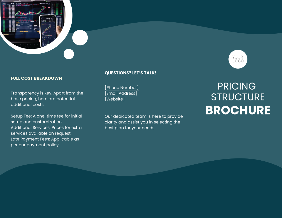 Pricing Structure Brochure Template