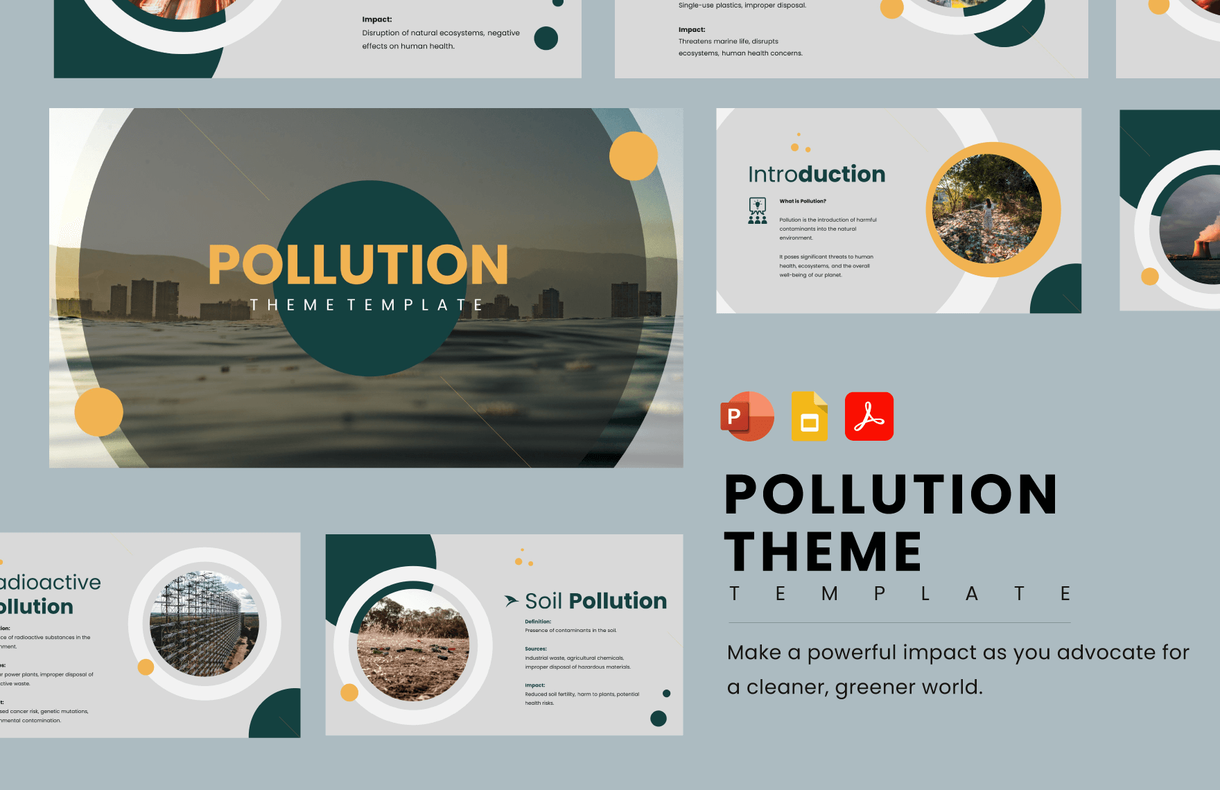 Pollution Theme Template