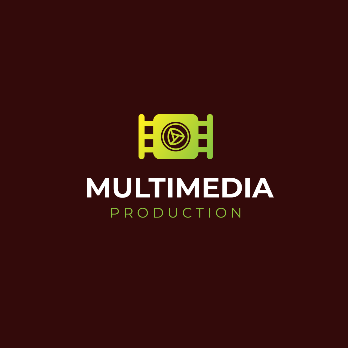 Multimedia Production Logo Template