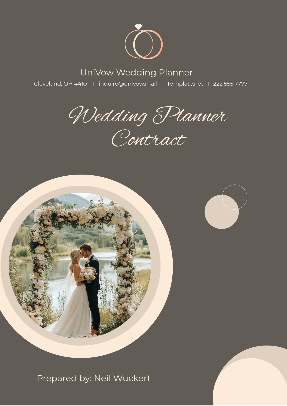 Wedding Planner Contract Template - Edit Online & Download