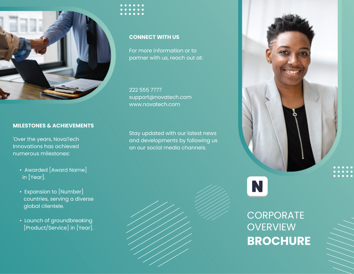 Free Corporate Overview Brochure Template