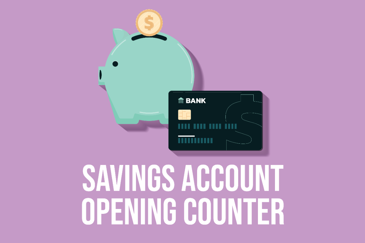 Personal Savings Account Opening Counter Signage Template