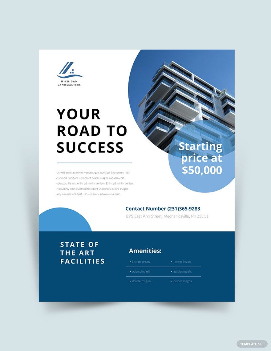 Corporate Real Estate Flyer Template