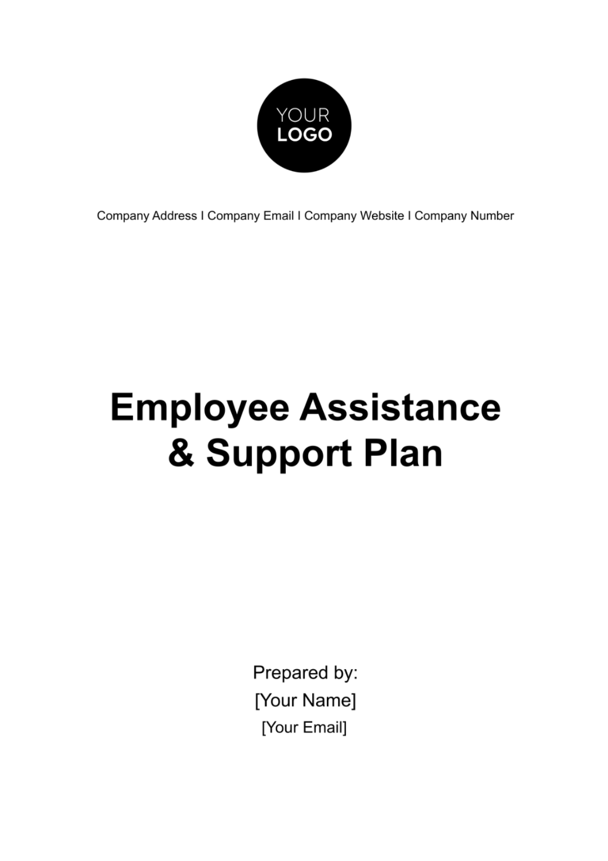 Employee Assistance & Support Plan HR Template - Edit Online & Download