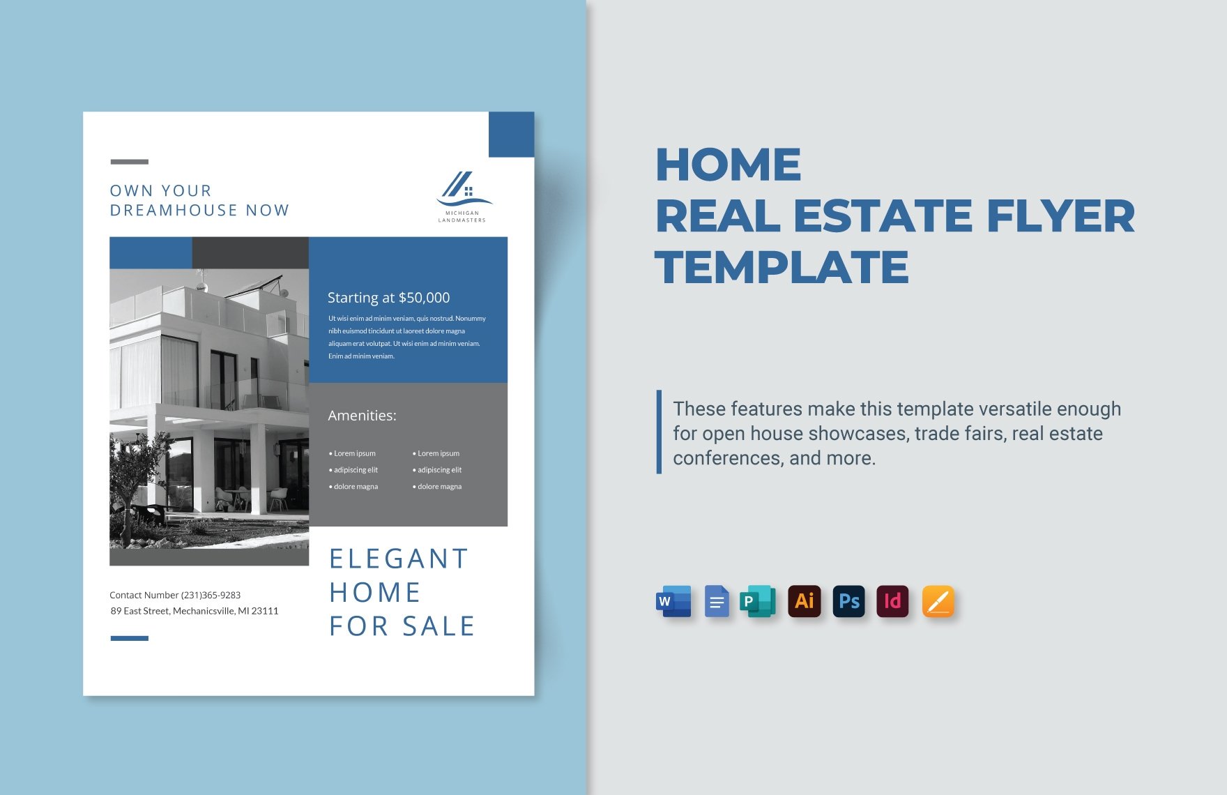 Home Real Estate Flyer Template