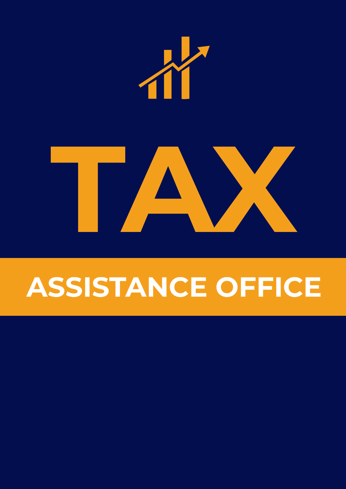 Free Tax Assistance Office Signage Template
