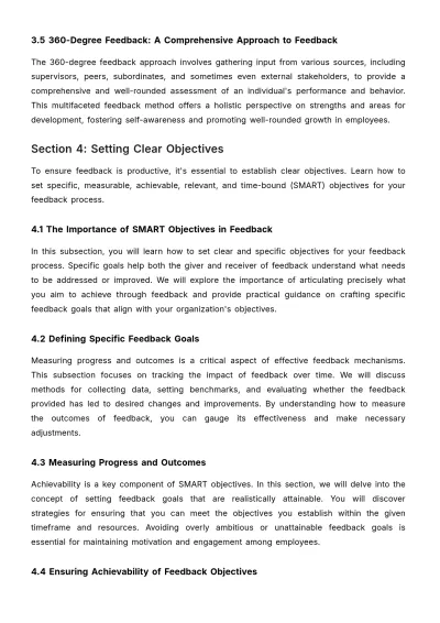 Free Guide to Effective Feedback Mechanisms HR Template to Edit Online