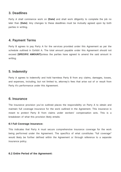Free Plumbing Contract Template to Edit Online