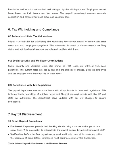 Free Payroll Accounting Protocol Template to Edit Online