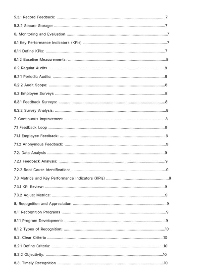 Free Open-door Policy Implementation and Monitoring Guide HR Template to Edit Online