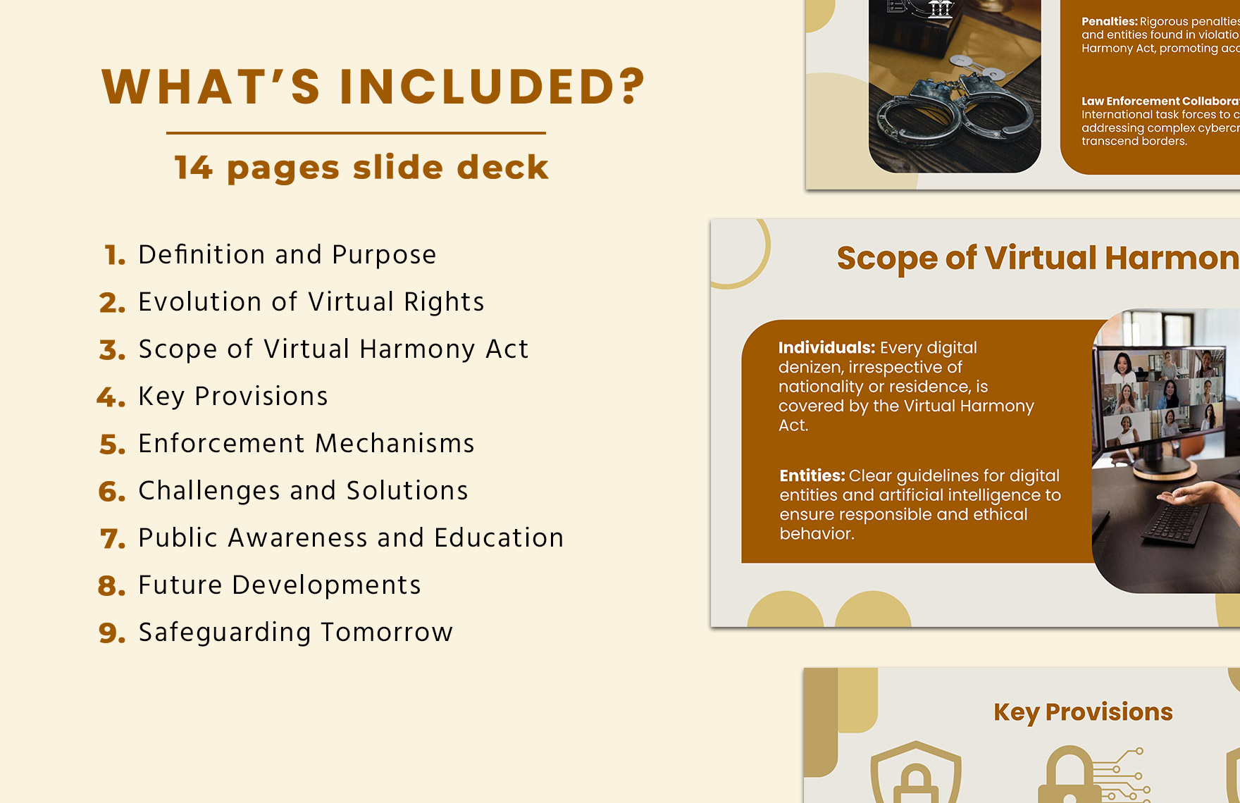 Presentation Theme for Law Template