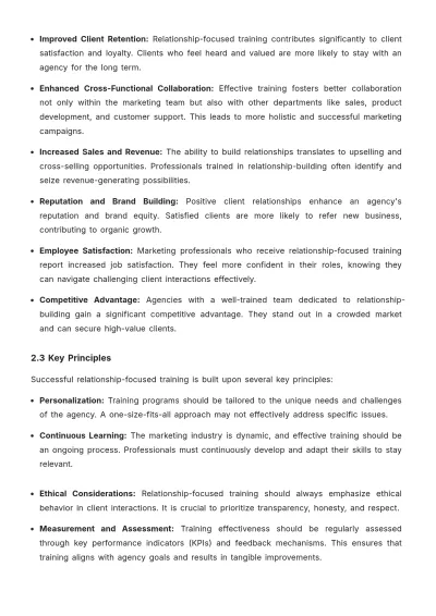 Free Comprehensive Guide to Relationship-focused Training HR Template to Edit Online