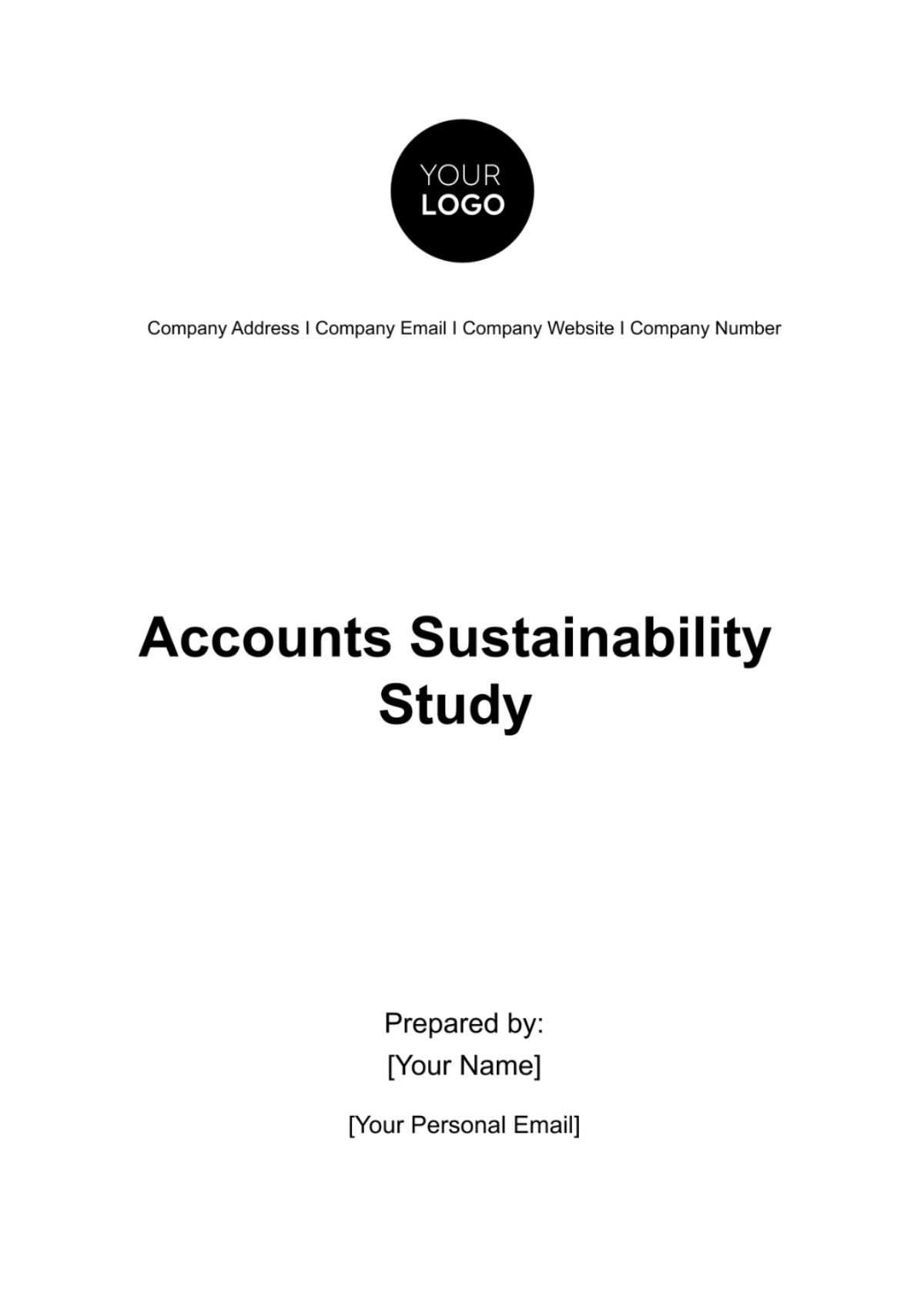 Accounts Sustainability Study Template