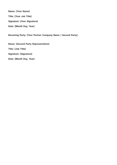 Free Payroll Accounting Confidentiality NDA Template to Edit Online