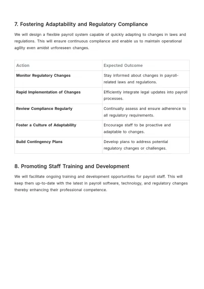 Free Payroll Accounting Program Plan Template to Edit Online