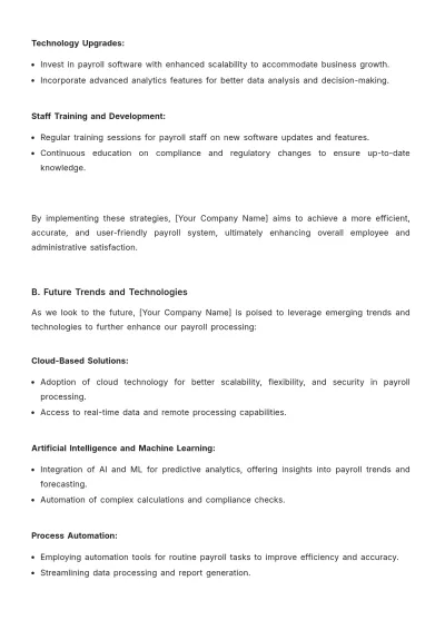 Free Payroll Accounting System Analysis Template to Edit Online