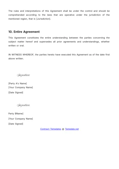 Free NIL Contract Template to Edit Online