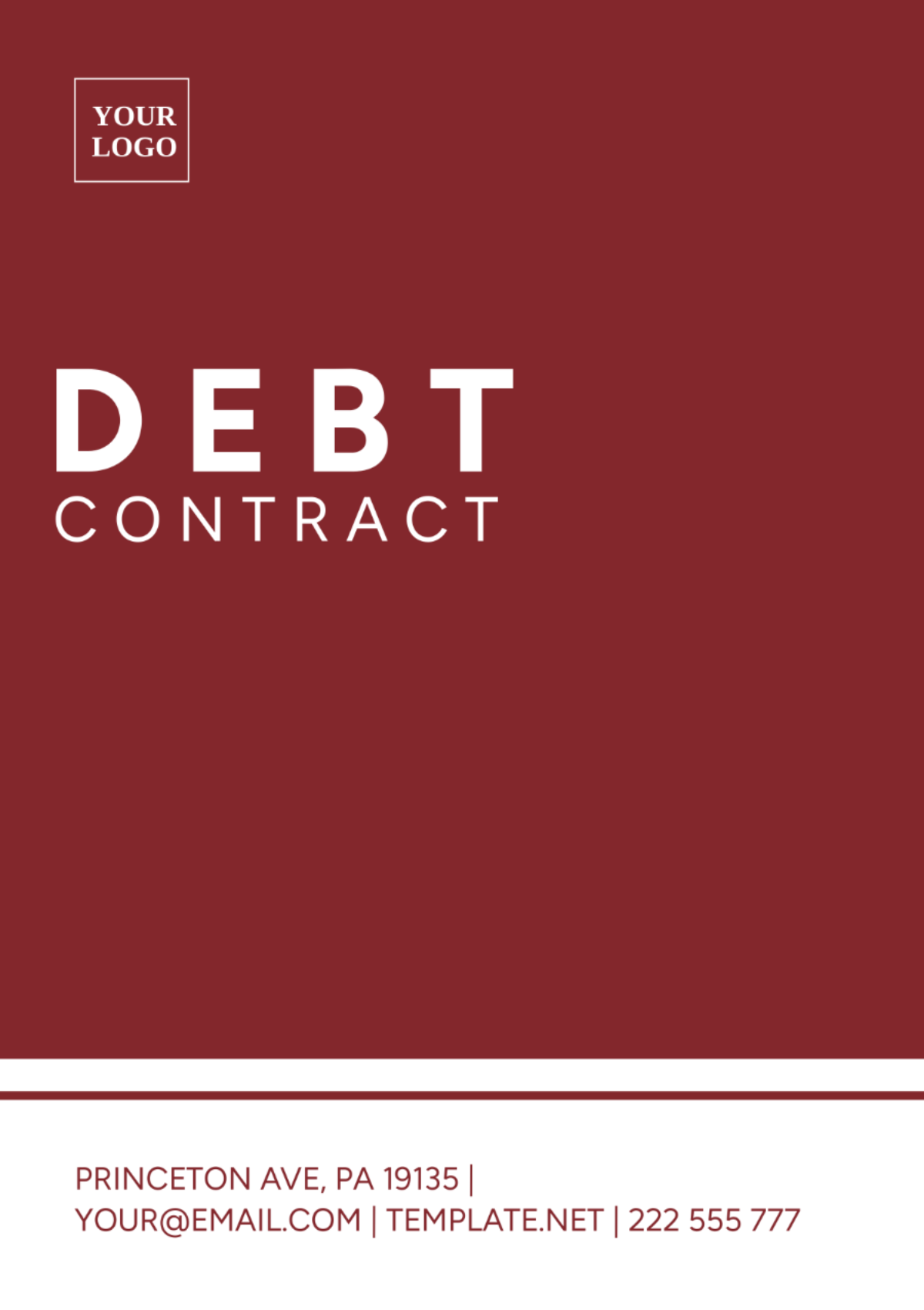 Debt Contract Template