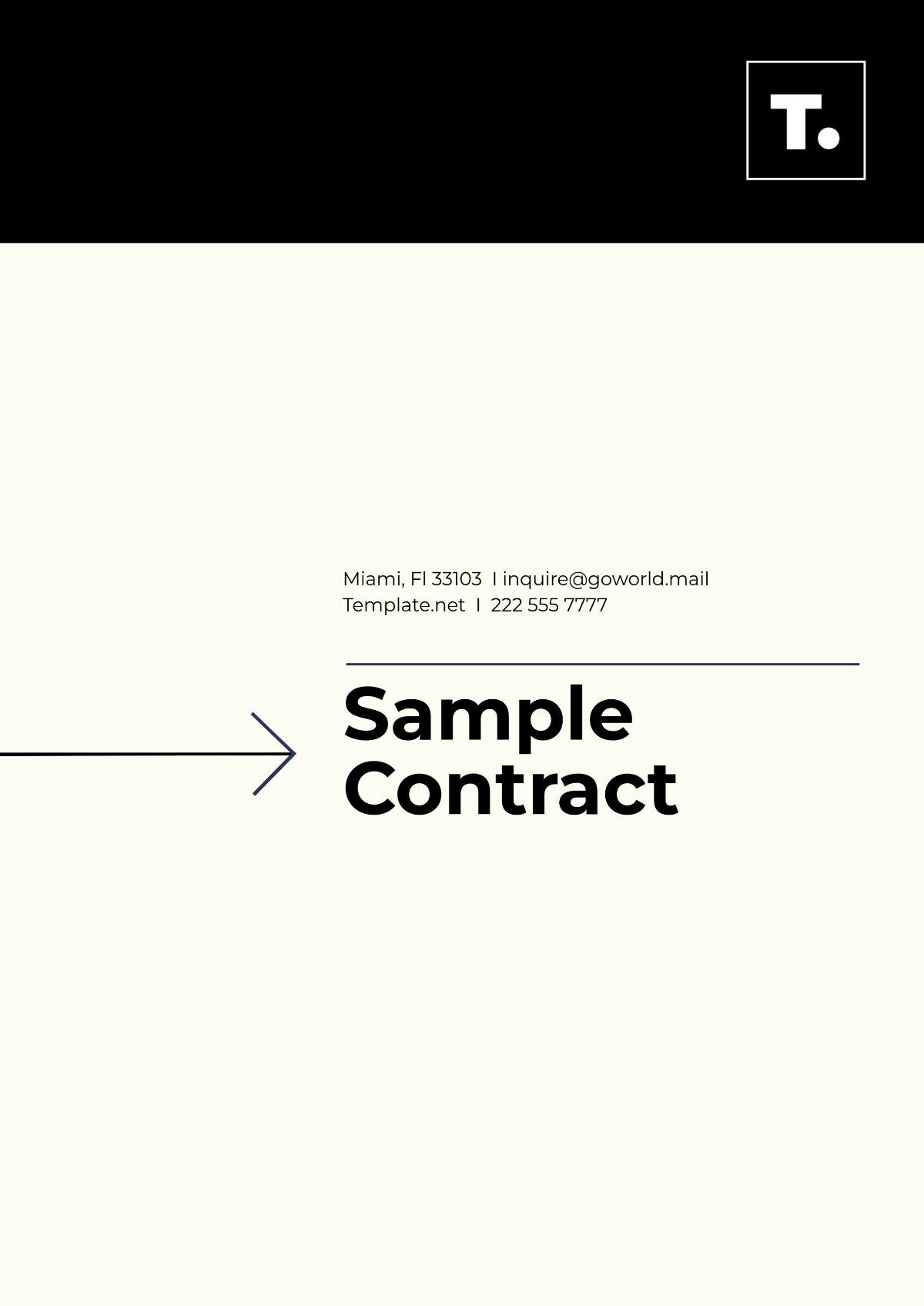 Free Sample Contract Template