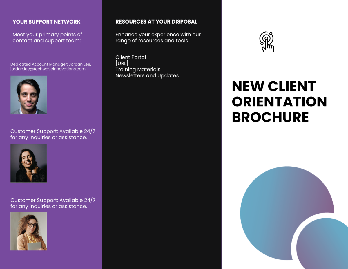 New Client Orientation Brochure Template - Edit Online & Download