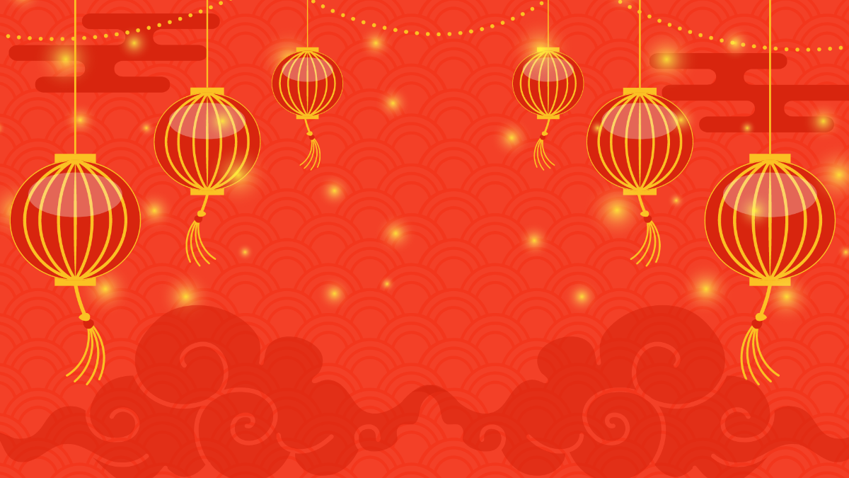 Chinese New Year Lantern Festival Background Template