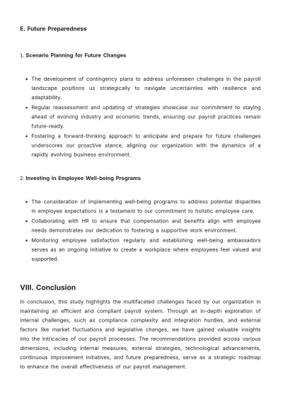 Free Payroll Accounting Case Study Template to Edit Online