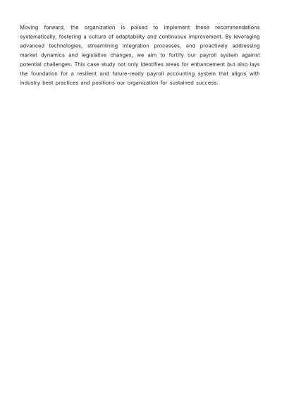 Free Payroll Accounting Case Study Template to Edit Online