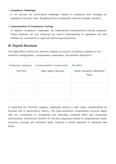 Free Payroll Accounting Case Study Template to Edit Online