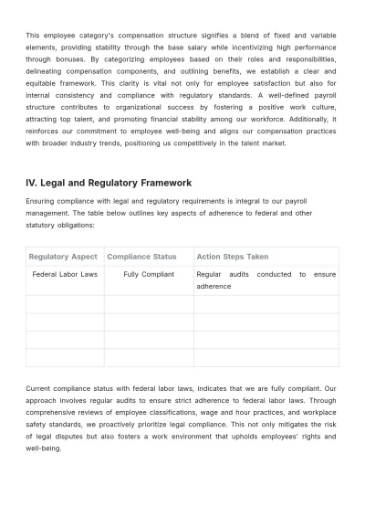 Free Payroll Accounting Case Study Template to Edit Online
