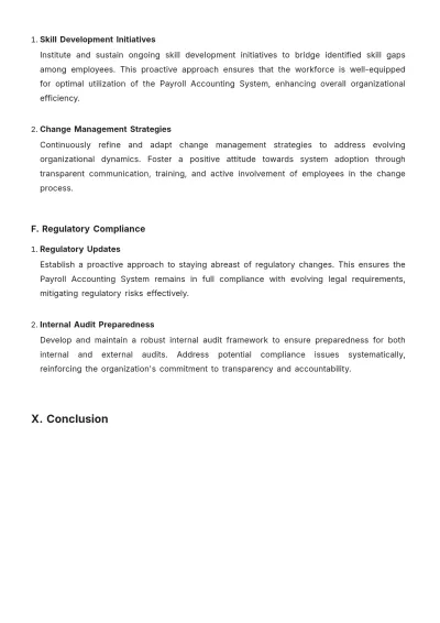 Free Payroll Accounting System Feasibility Study Template to Edit Online